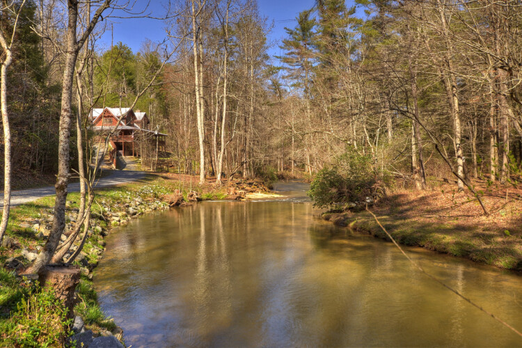 ellijay cabin rentals creekside