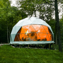 glamping domes tennessee smoky mountains